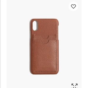 Madewell iPhone X Leather Carryall Case